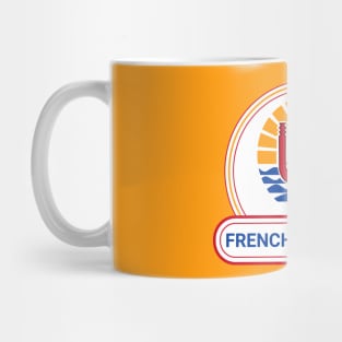 French Polynesia Country Badge - French Polynesia Flag Mug